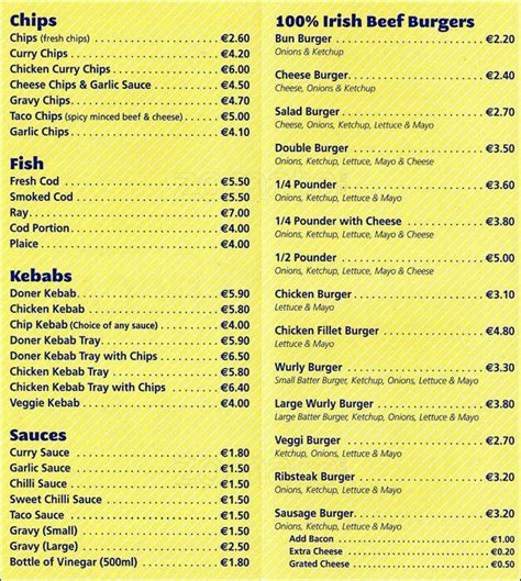 roccas cabra|Roccas Takeaway restaurant menu in Dublin 7